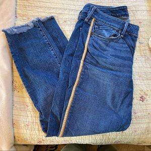 Abercrombie and Fitch, size 10 jeans. Mid-rise and 7/8 in length